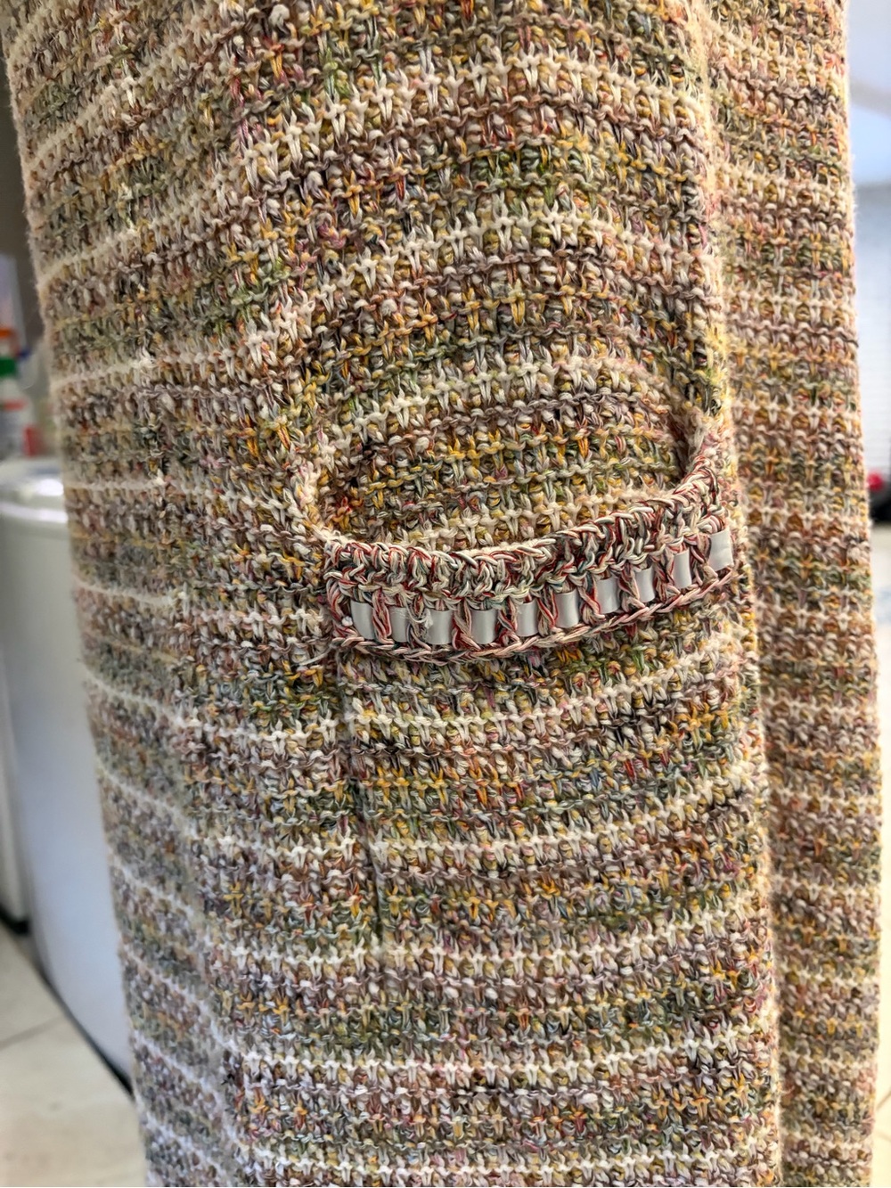 CHANEL 17C Coco Cuba Runway Multicolor Striped Knit Sleeveless Dress 40 - Picture 12 of 16